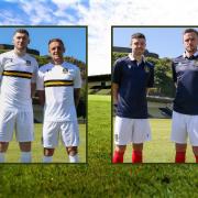 Dumbarton FC's home and away kits for the club's 150th anniversary season have been unveiled (Kit photos - Andy Scott)