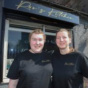 Victoria [left] and Amy [right] opened Roo's Kitchen in Dumbarton at the start of April
