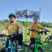 Pupils put their best foot forward for the Tour de Bonhill