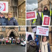 'We are in shock': Dumbarton charity stage protest over proposed budget cuts