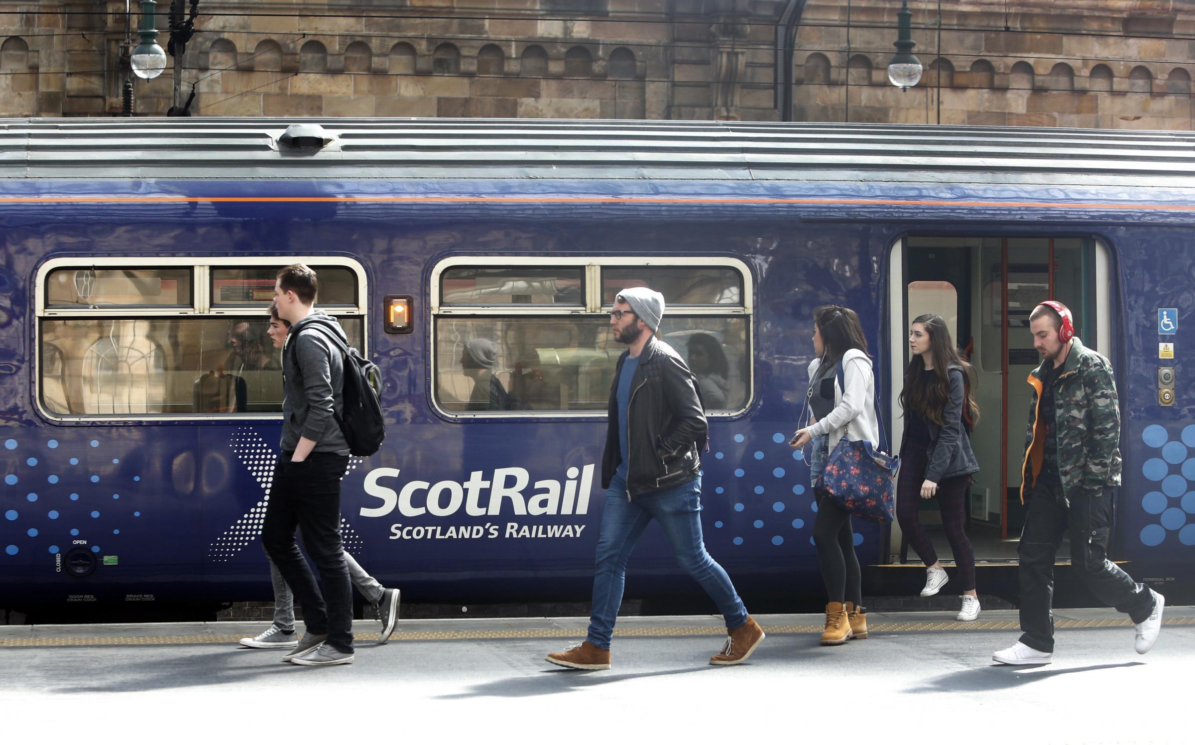 ScotRail says demand has fallen by 90 per cent year-on-year as a result of the pandemic
