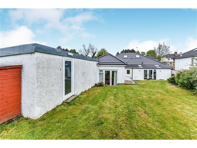 The 3-bedroom bungalow on Cardross Road is being marketed by Allen & Harris