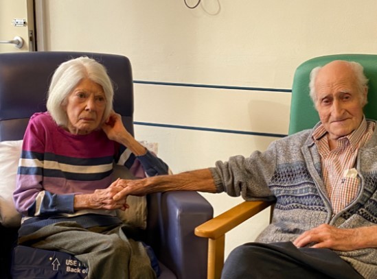 Margaret and William Somerville reunited in Vale of Leven Hospital