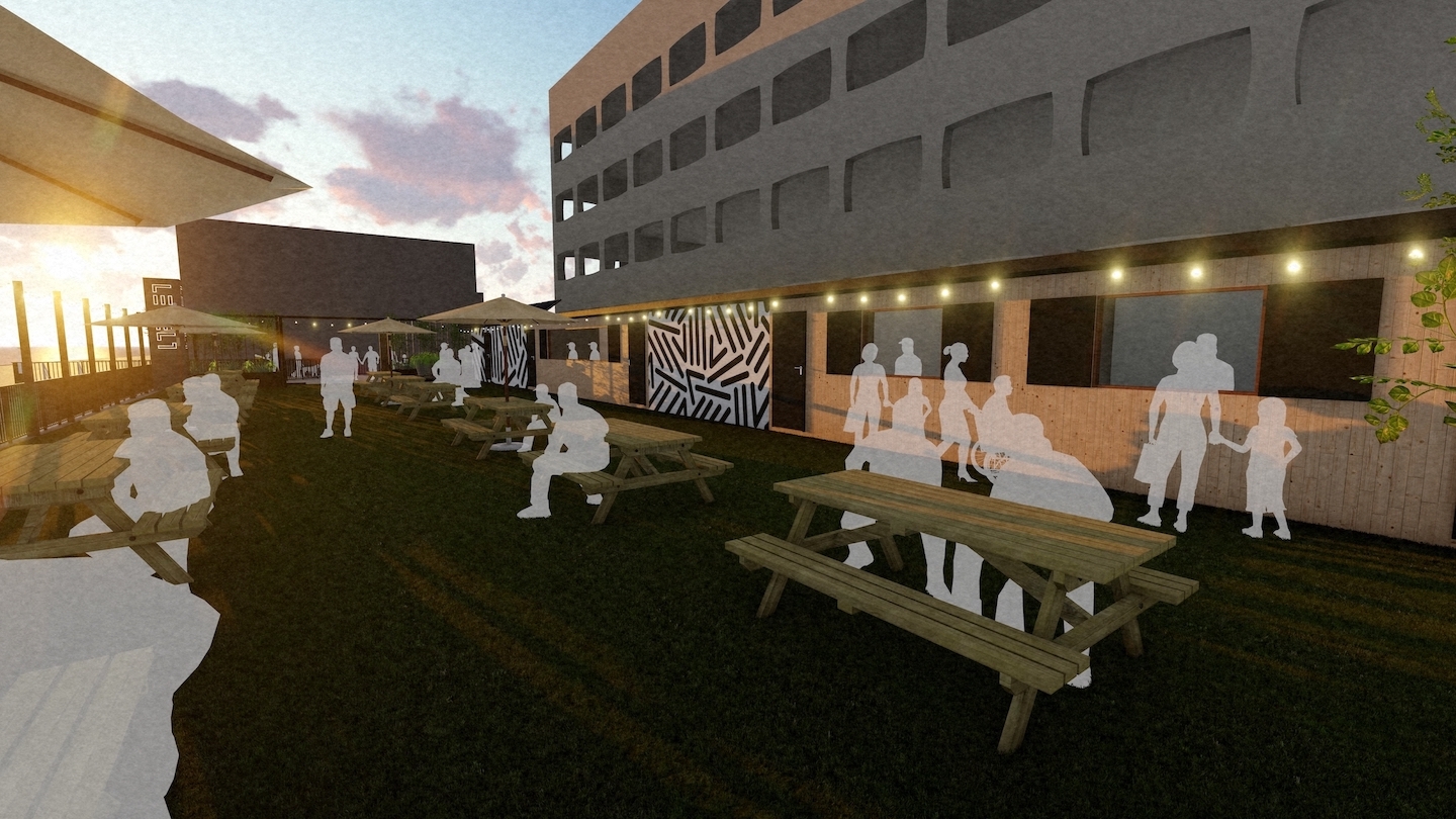 Plans for a new pop-up terrace have been submitted for Worthing seafront