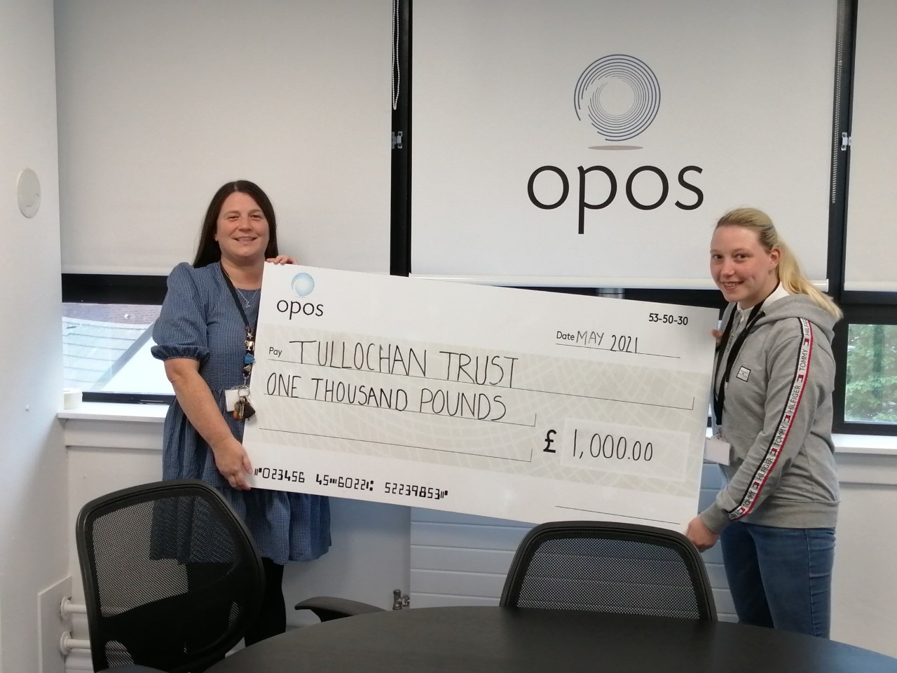 Opos Ltd: staff donate £7000 through charity initiative