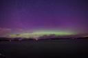 The aurora borealis from Duck Bay, as seen by Gerry Doherty