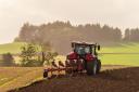 On a perfect Autumn day, ploughing at P&C Wilson's New Belses Farm, by Ancrum, in the Scottish Borders (Pic: Curtis Welsh)