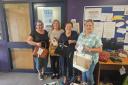 The donated bags were given to Dumbarton District Women's Aid
