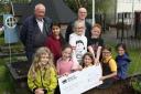 Pupils received a cheque for £50 from Rotarians William Wilkie and Jim Moore of the Rotary Club of Dumbarton