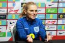 Sarina Wiegman’s England take on Scotland looking to claim top spot in Nations League Group A1 – and stay in contention to secure Olympic qualification for Great Britain (Steve Welsh/PA)