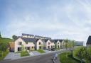 A digital image of how the new homes will look