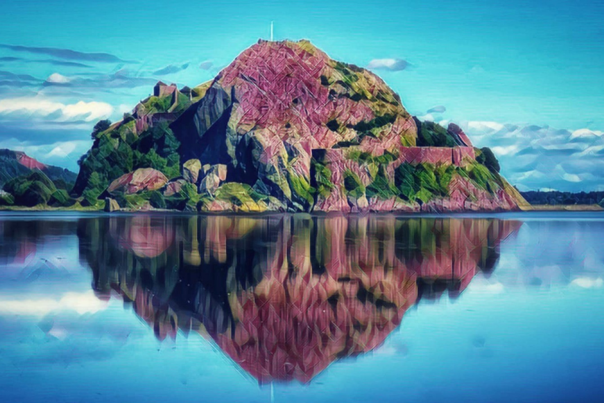 Picture of the week: Clear as daylight reflection of Dumbarton Rock
