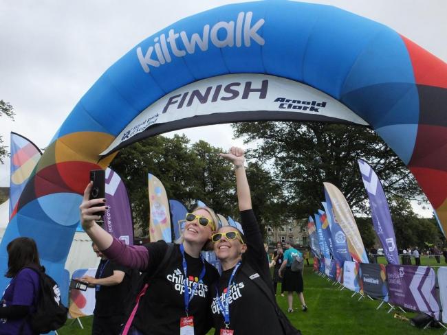 The Kiltwalk returned after a year's absence and made records