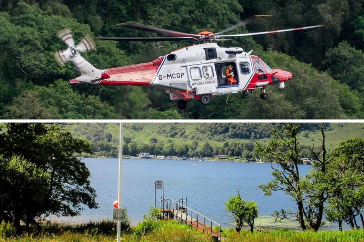 Loch Lomond Rescue Boat volunteers recover three people and dog from water