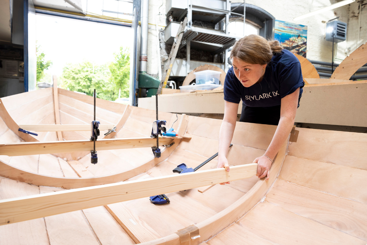Skylark IX: Dumbarton project appoints boatbuilding coordinator