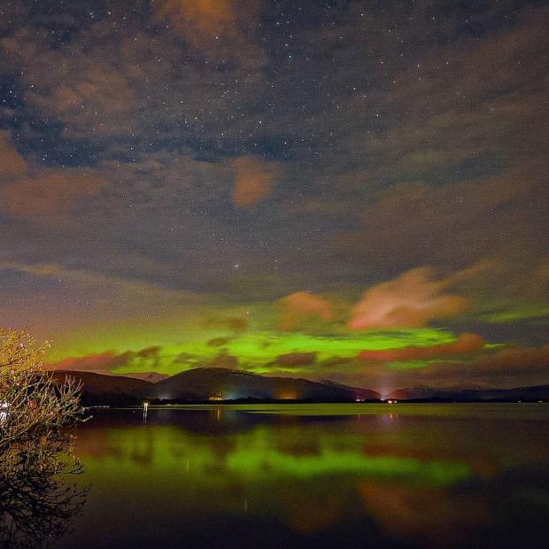 Dumbarton and Vale of Leven Reporter: Northern Lights over Loch Lomond