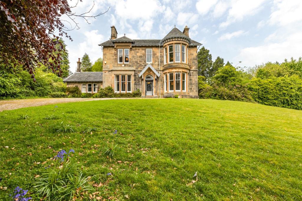 The five bedroom Victorian home can be found on the corner of Helenslee Road and Kirkton Road 
