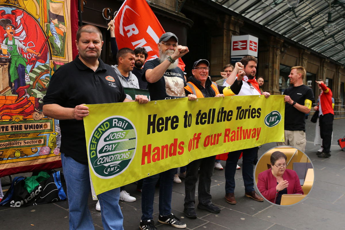 Dumbarton MSP calls for an end to rail strikes as third day beckons