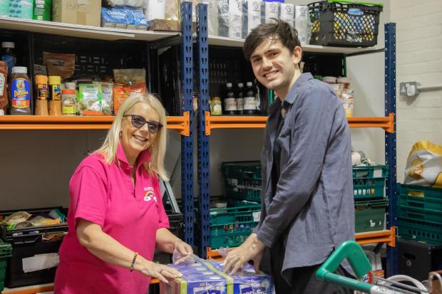 Dumbarton and Vale of Leven Reporter: Food is displayed in baskets rather than crates to ease the stigma people might have from using food banks