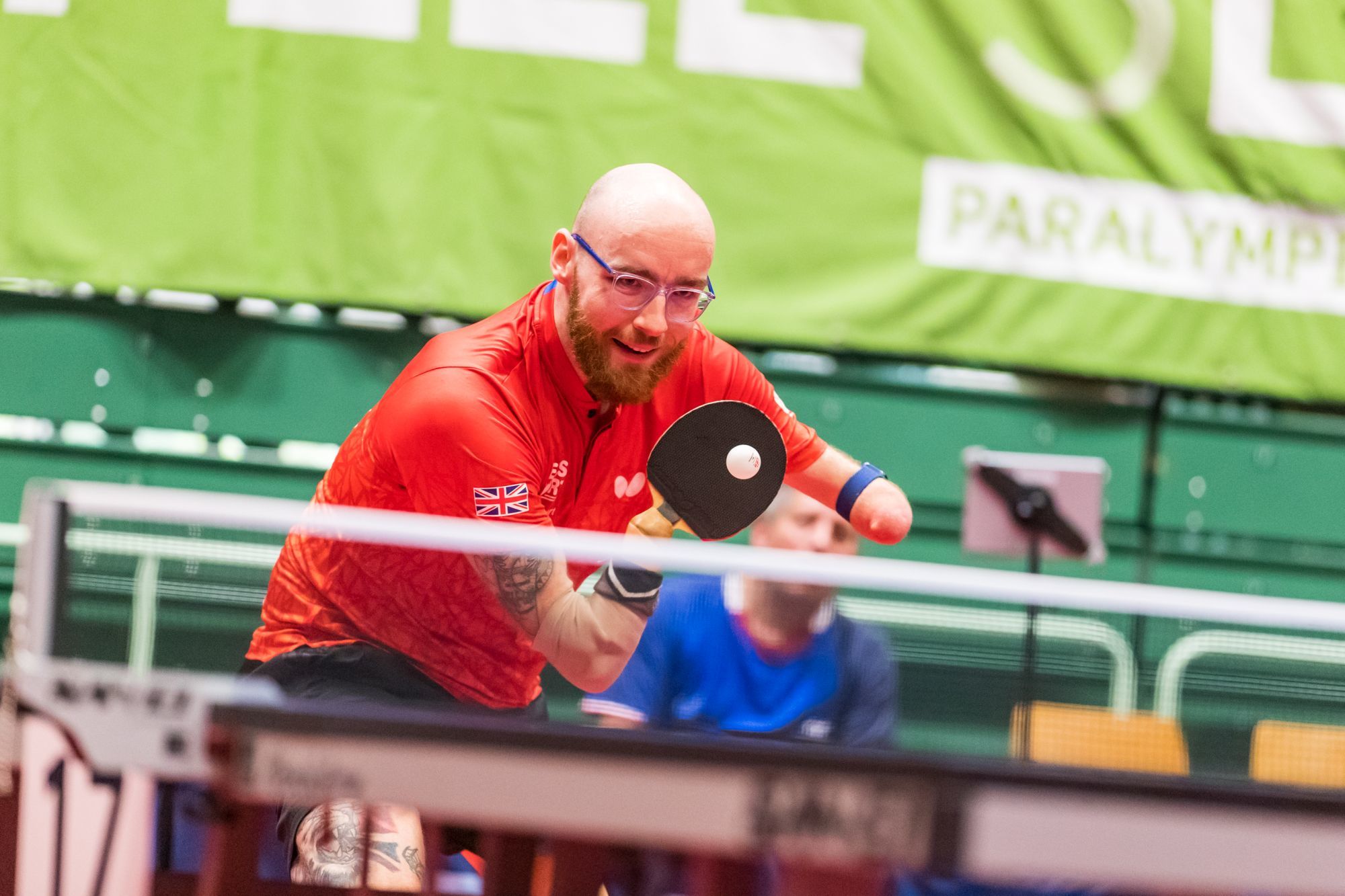 Table tennis star Martin Perry is aiming high. Image by Manca Meglic