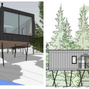 Plans have been drawn up for holiday homes on stilts