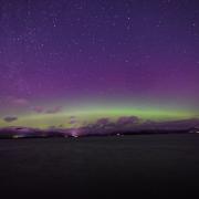 The aurora borealis from Duck Bay, as seen by Gerry Doherty