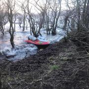 The jet ski was found on the shores (Photo: Loch Lomond Rescue Boat)