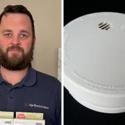 Electrician installs free fire alarms for vulnerable people
