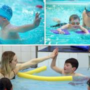 Duncan Scott and Toni Shaw are ambassadors of the Learn To Swim programme