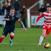 An injury-hit Dumbarton squad ground out a 1-1 draw at Bonnyrigg Rose on Saturday to move four points clear at the top of League Two (Photo - Andy Scott)