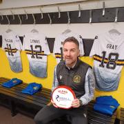 Stevie Farrell was named Glen's League Two manager of the month for December