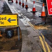 A large section of Dumbarton Road in Old Kilpatrick is currently closed due to roadworks