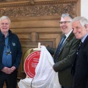 The Red Wheel was unveiled at the Scottish Maritime Musuem
