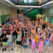 Pupils at Christie Park boogied the night away to mark the end of term