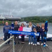 Members of Loch Lomond Water Ski Club presented a cheque last week
