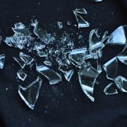 Konor Niven smashed the glass ornament at a property in Dumbarton