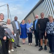 The service was held at the Clydebank/Dumbarton side of the Erskine Bridge on Sunday, September 10