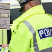 The man was stopped in the early hours in Balloch