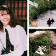 Caroline Glachan and pictures of the investigation