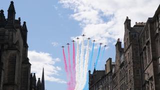 The Red Arrows are set to come to Edinburgh and Portsoy this year.