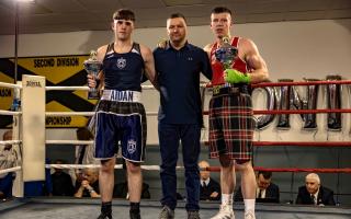 Two boxers from Dumbarton and the Vale were part of the 12-fight bill at Dumbarton FC