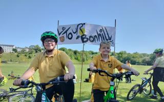 Pupils put their best foot forward for the Tour de Bonhill