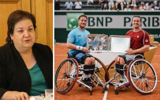 Jackie Baillie MSP was made a Dame, and Gordon Reid, right, and Alfie Hewett were given OBEs.