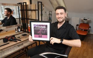 Cameron Knox was named Scotland's 'Texture Stylist of the Year' at the 2023 Salon Awards