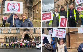 'We are in shock': Dumbarton charity stage protest over proposed budget cuts